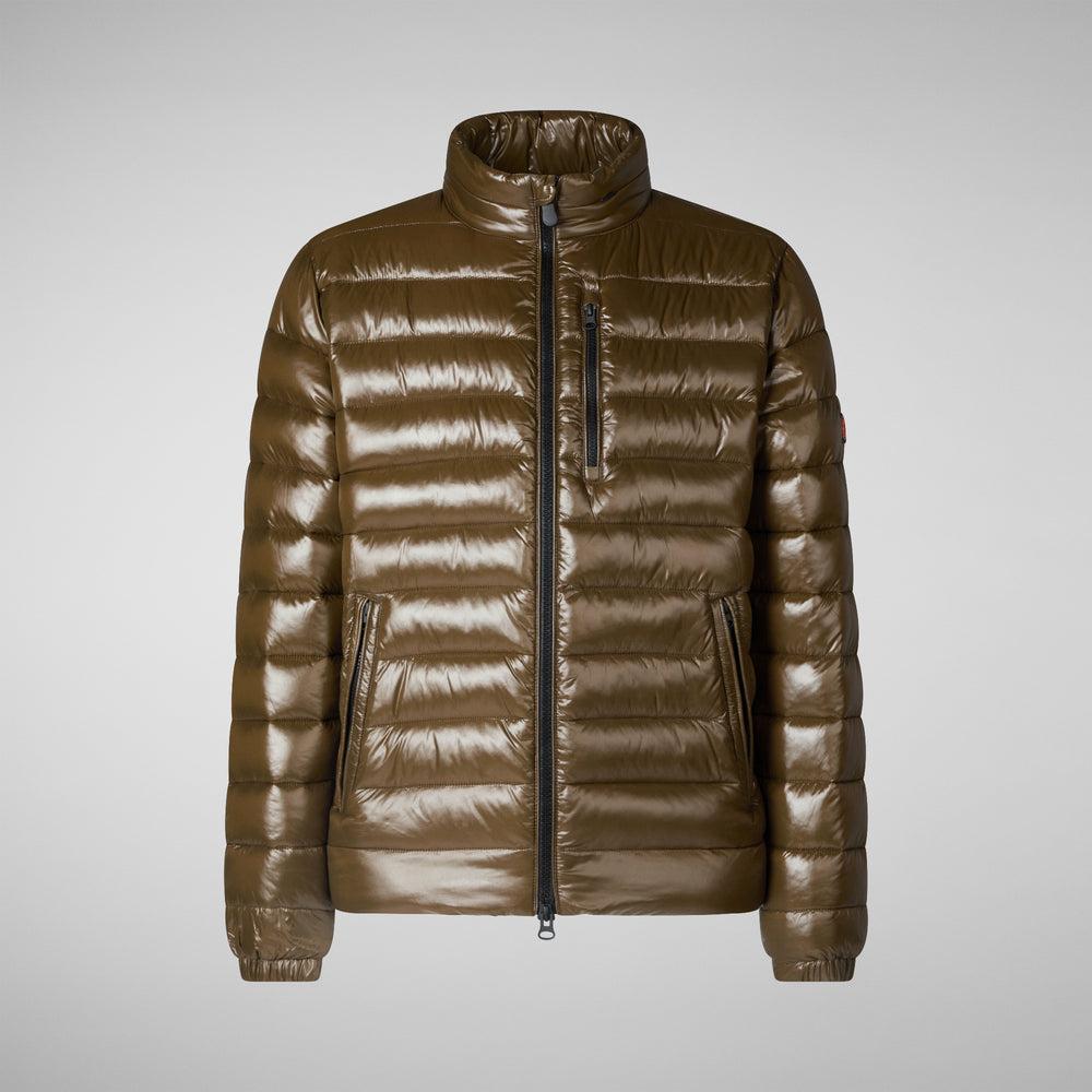 Save the duck GIACCA UOMO HOLDEN IN BARK GREEN Grandi sconti