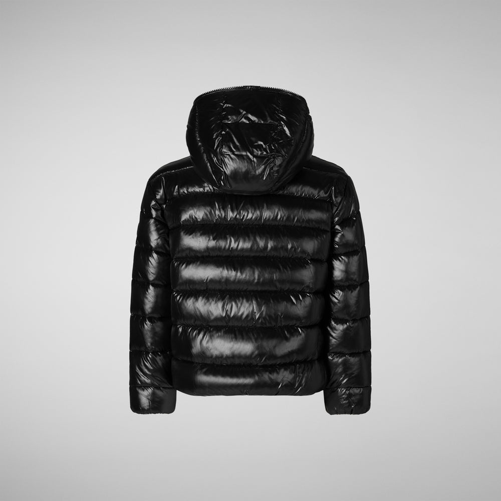 Save the duck BOMBER CON CAPPUCCIO BAMBINA IMARA NERO Offerta