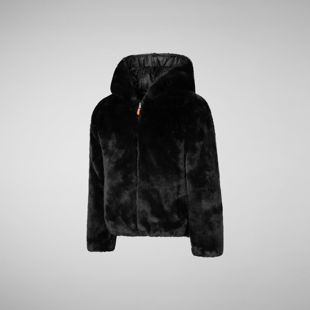 Save the duck GIACCA CON CAPPUCCIO BAMBINA CHLOE NERO Online