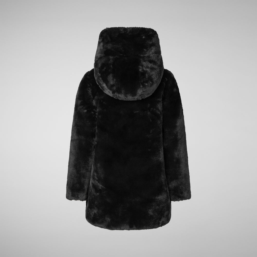 Save the duck GIACCA BAMBINA FLORA NERO Outlet
