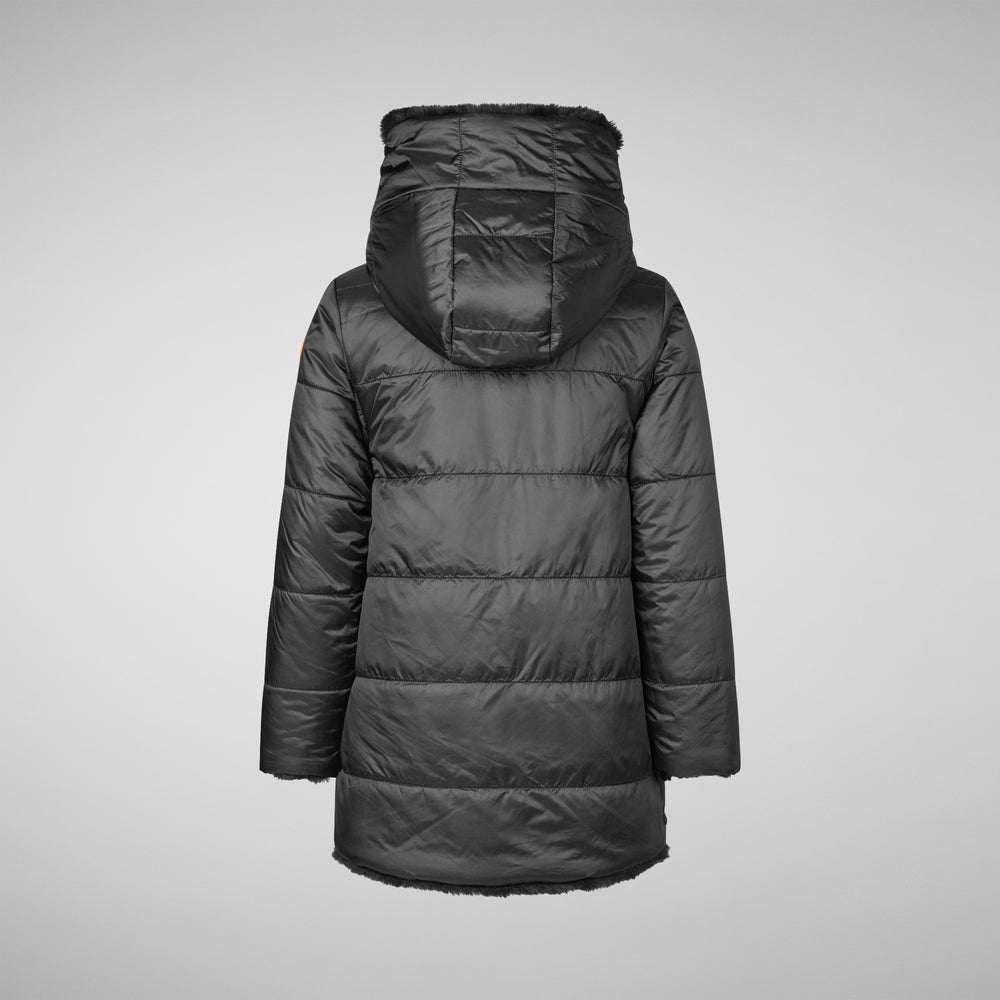 Save the duck GIACCA BAMBINA FLORA NERO Outlet