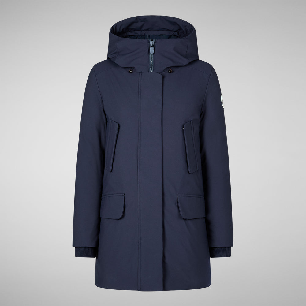 Save the duck PARKA DONNA CON CAPPUCCIO SOLEIL BLU NAVY Offerte