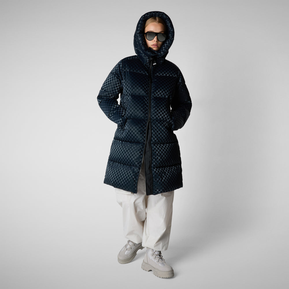 Save the duck PIUMINO ANIMAL FREE CON CAPPUCCIO AMARANTA BLU NERO I Più Venduti