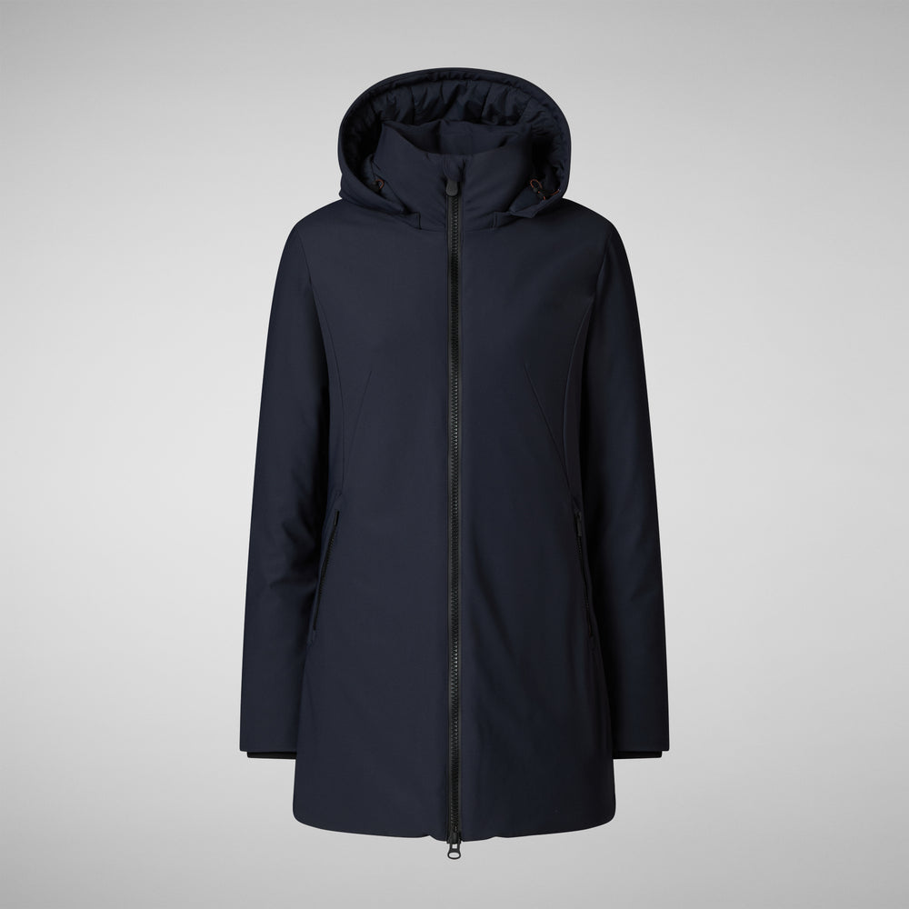 Save the duck giacca DONNA CON CAPPUCCIO LILA BLU NERO Moda