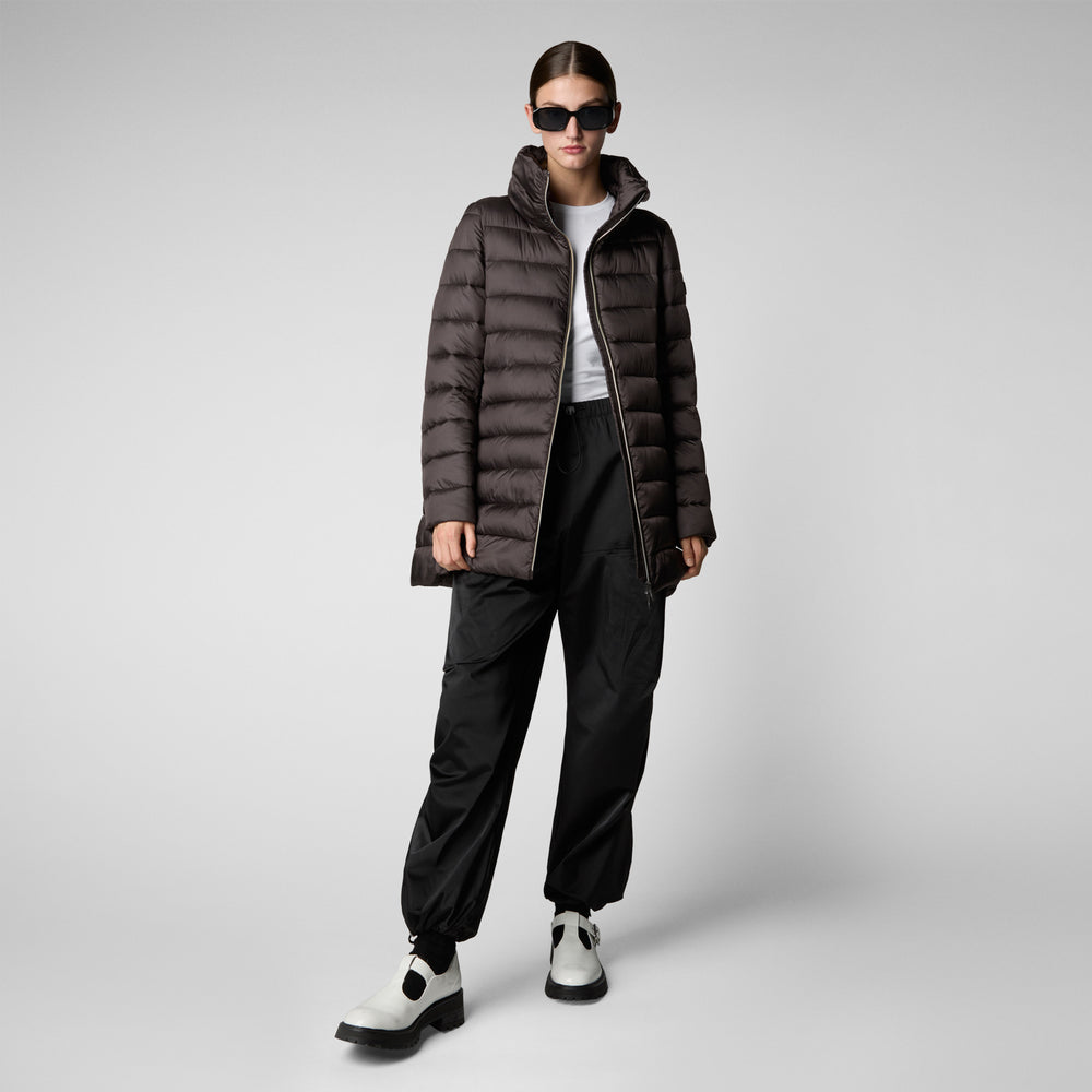 Save the duck PIUMINO ANIMAL FREE DONNA LYDIA BROWN NERO Acquista Ora