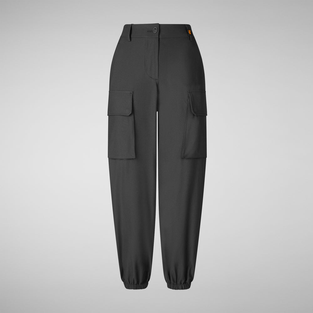 Save the duck PANTALONI CARGO DONNA GOSY NERO Black Friday Prezzi