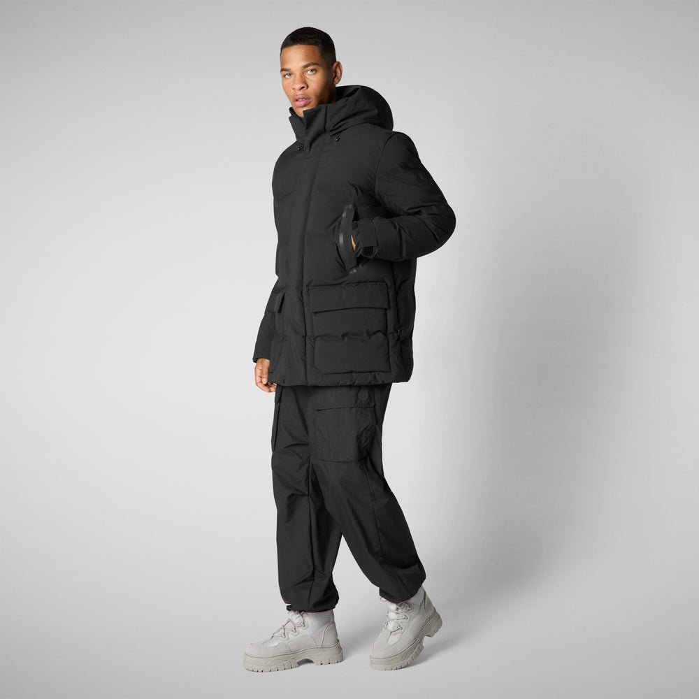 Save the duck PARKA UOMO QUINLAN IN NERO Presa