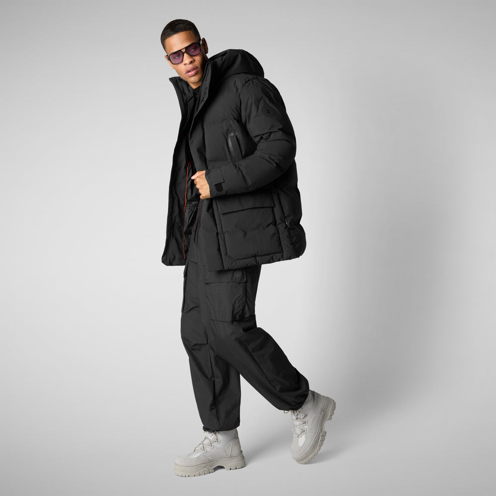 Save the duck PARKA UOMO QUINLAN IN NERO Presa
