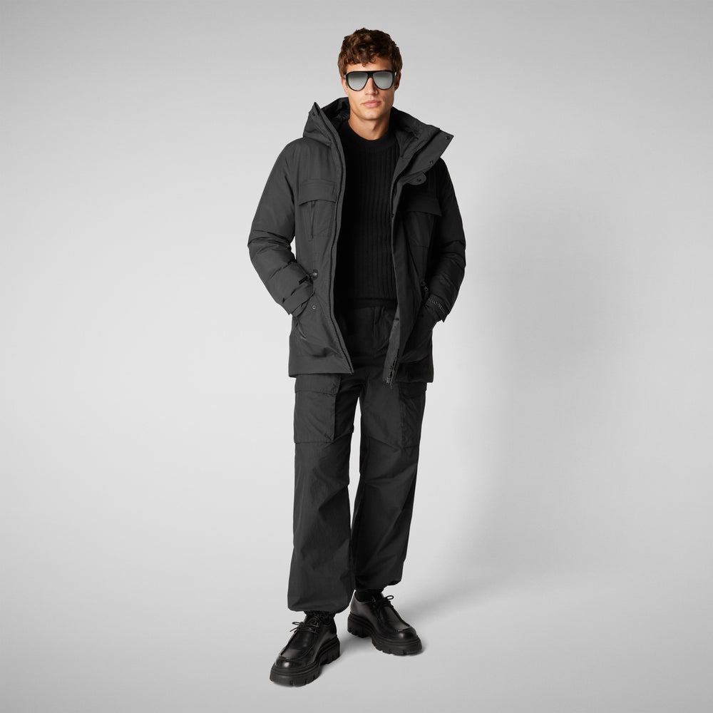 Save the duck PARKA UOMO KEATON IN NERO Sconto