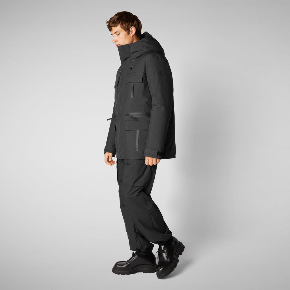 Save the duck PARKA UOMO KEATON IN NERO Sconto