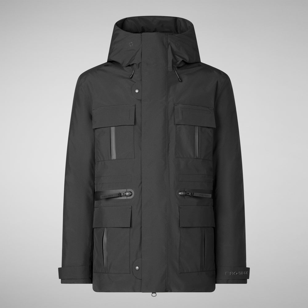 Save the duck PARKA UOMO KEATON IN NERO Sconto