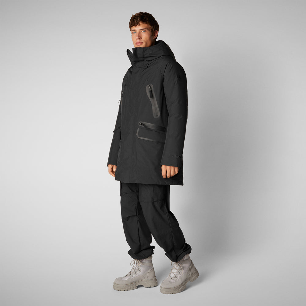 Save the duck PARKA UOMO HARVEY IN NERO Economico