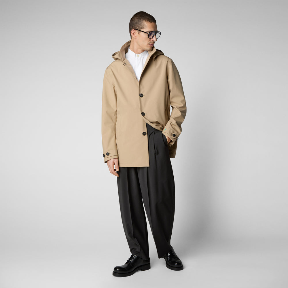 Save the duck Impermeabile uomo Benjamin beige scuro Offerta
