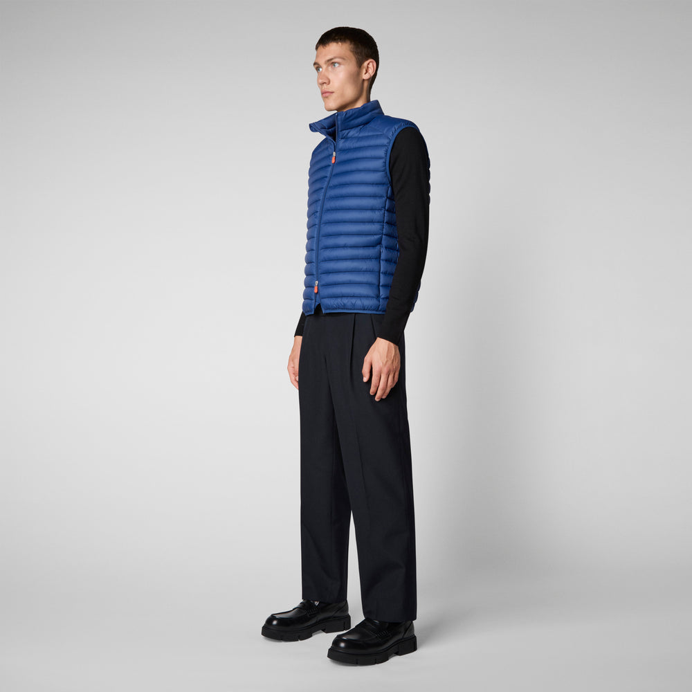 Save the duck Gilet imbottito uomo Adam eclipse blu Spedizione Gratuita