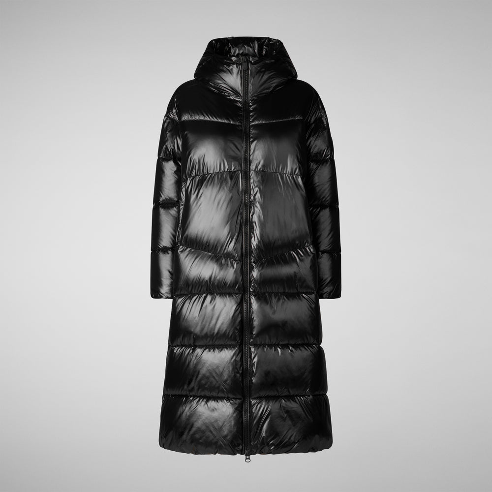 Save the duck PIUMINO ANIMAL FREE CON CAPPUCCIO DONNA CLARICE NERO Fino Al -60%