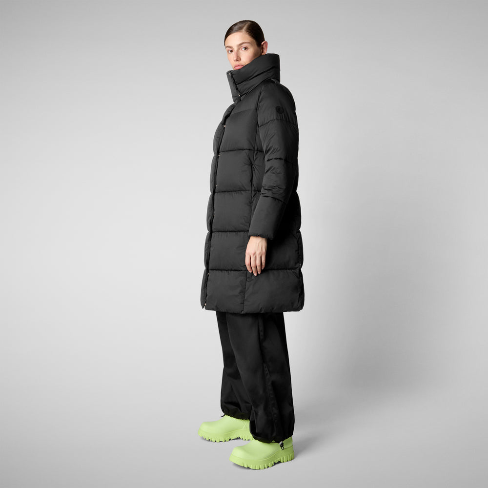 Save the duck PIUMINO ANIMAL FREE DONNA SIBYL NERO Presa