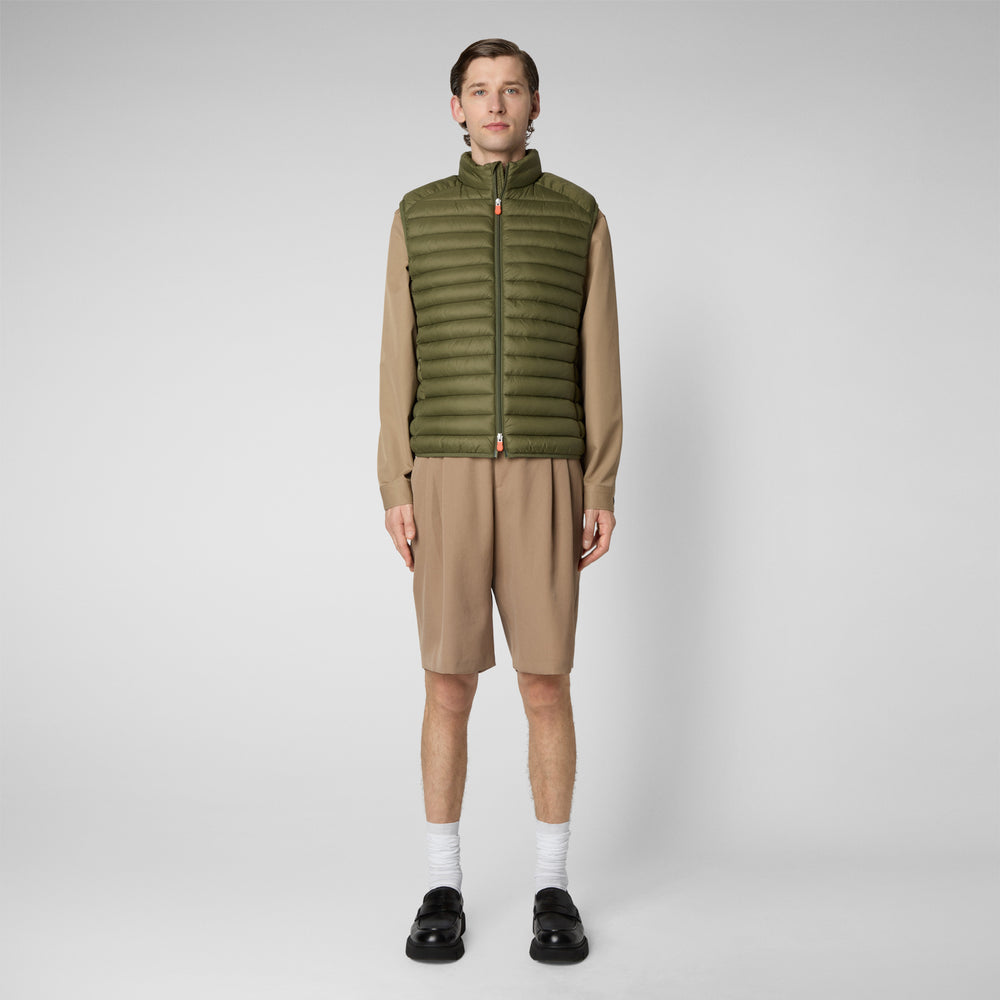 Save the duck Gilet imbottito uomo Adam Verde oliva