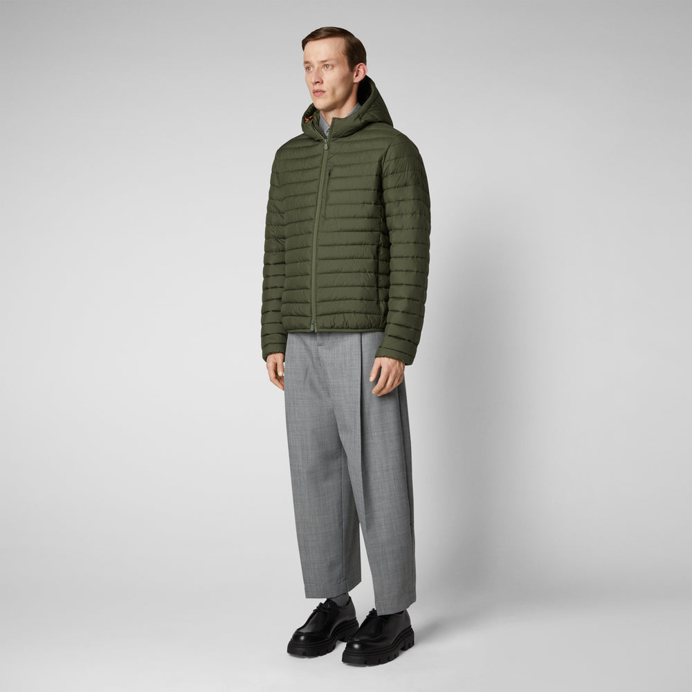 Save the duck Piumino animal free uomo Cael Verde oliva Online