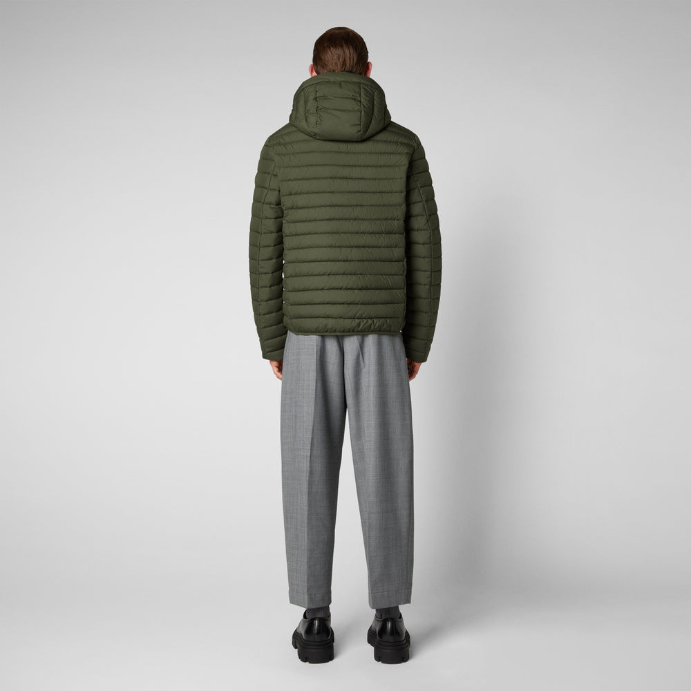 Save the duck Piumino animal free uomo Cael Verde oliva Online