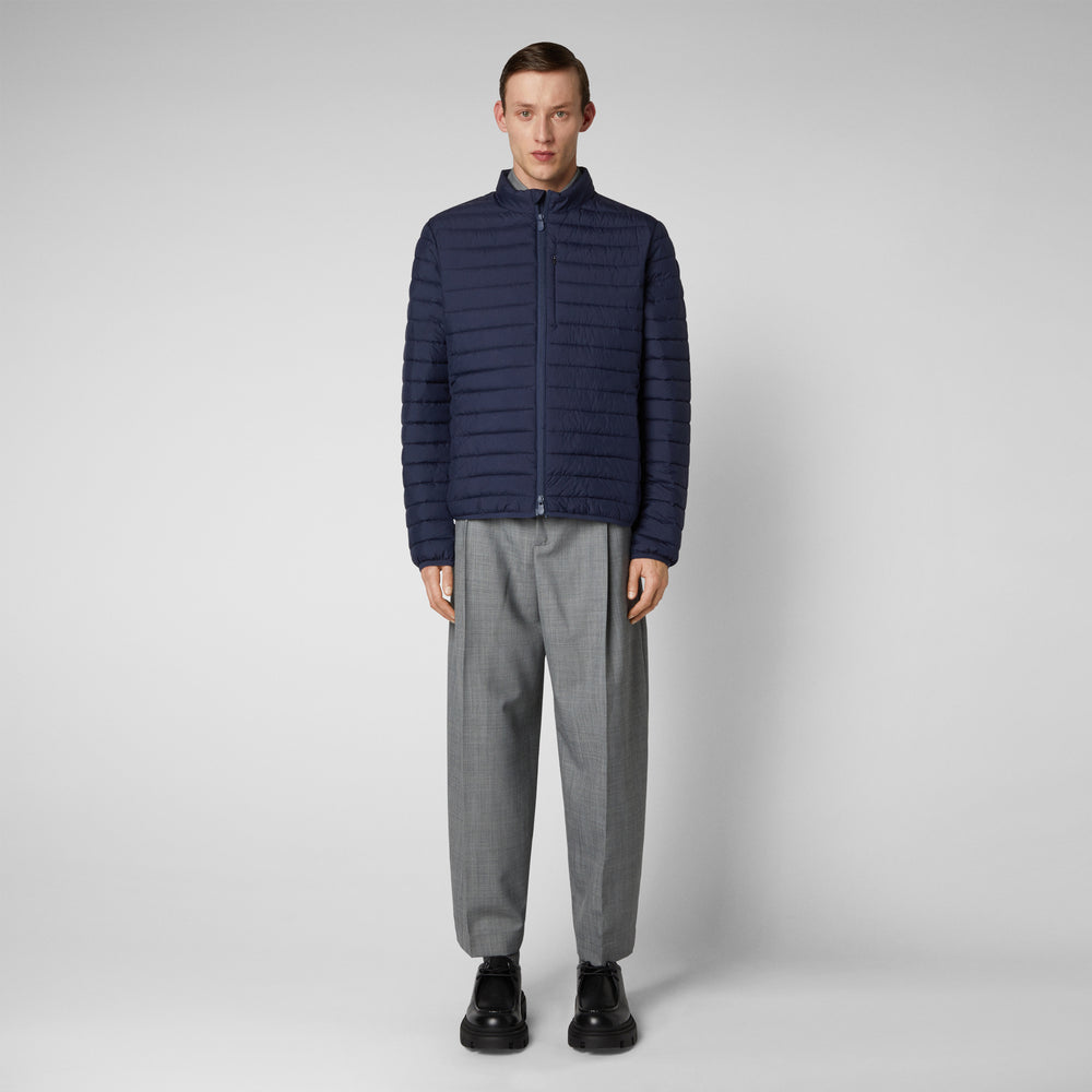 Save the duck Piumino animal free uomo Cole blu navy