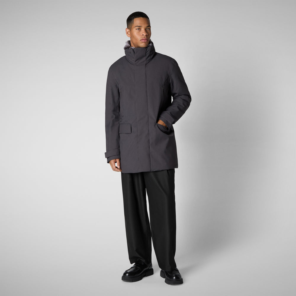 Save the duck GIACCA UOMO AMBROSE CHARCOAL GREY MELANGE