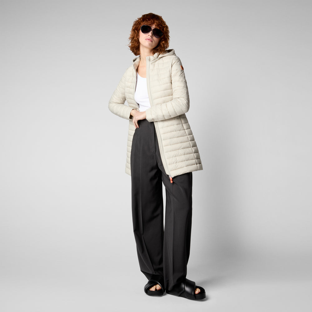 Save the duck Piumino animal free donna Bryanna Beige chiaro Nuovo