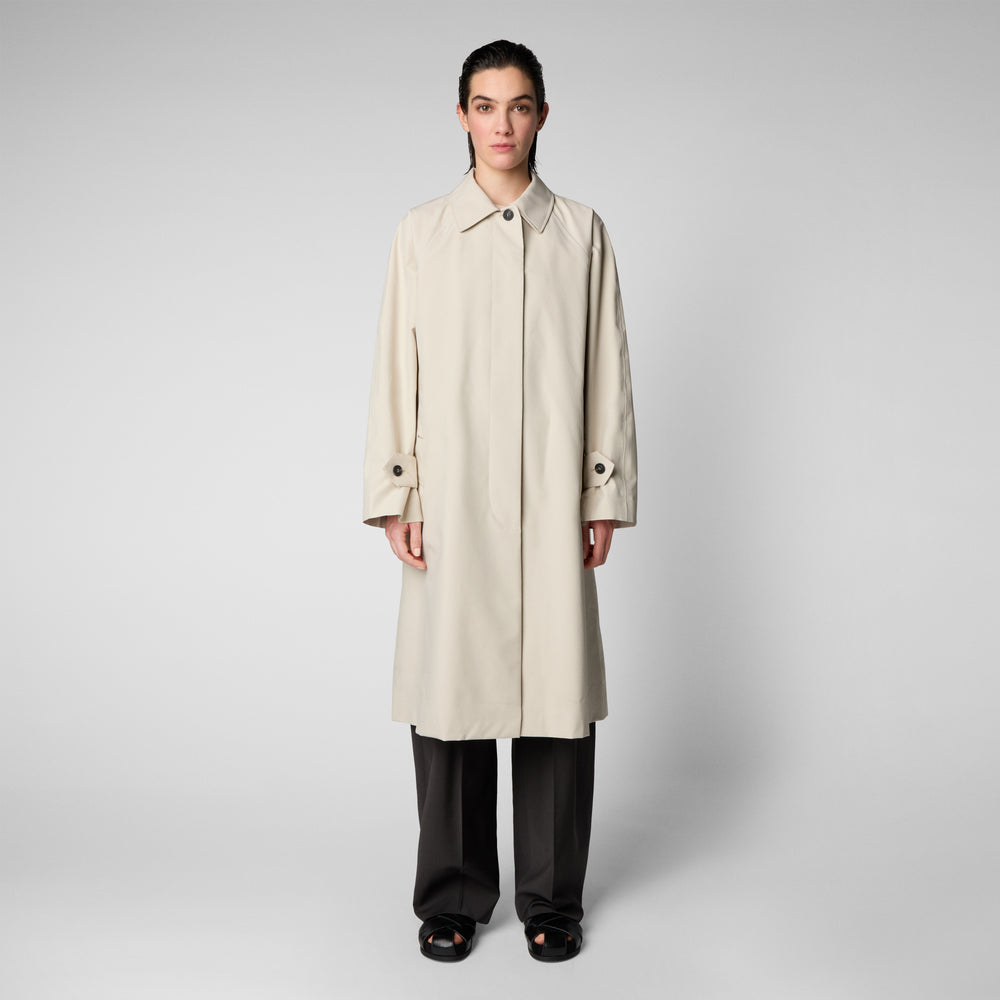 Save the duck Impermeabile donna Zola beige crema