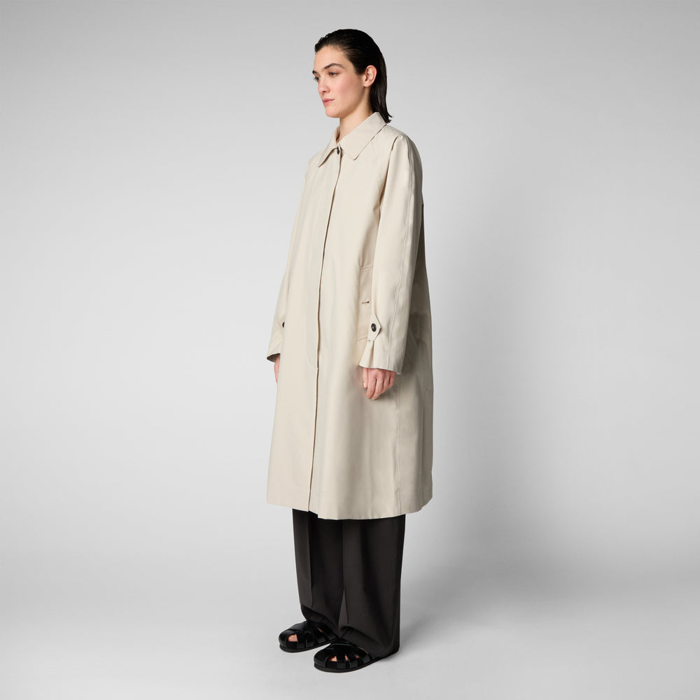 Save the duck Impermeabile donna Zola beige crema Qualità