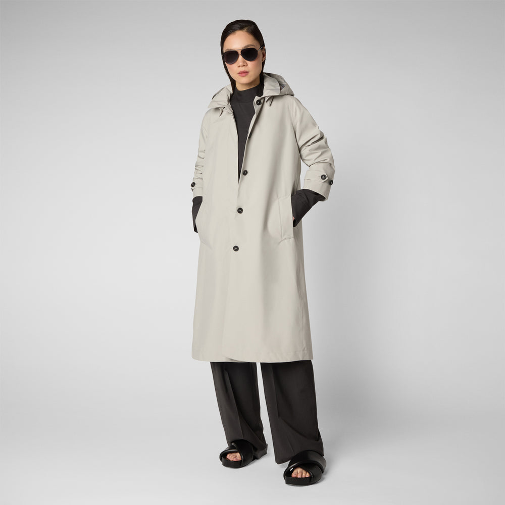 Save the duck Impermeabile donna Asia Beige chiaro Vendita