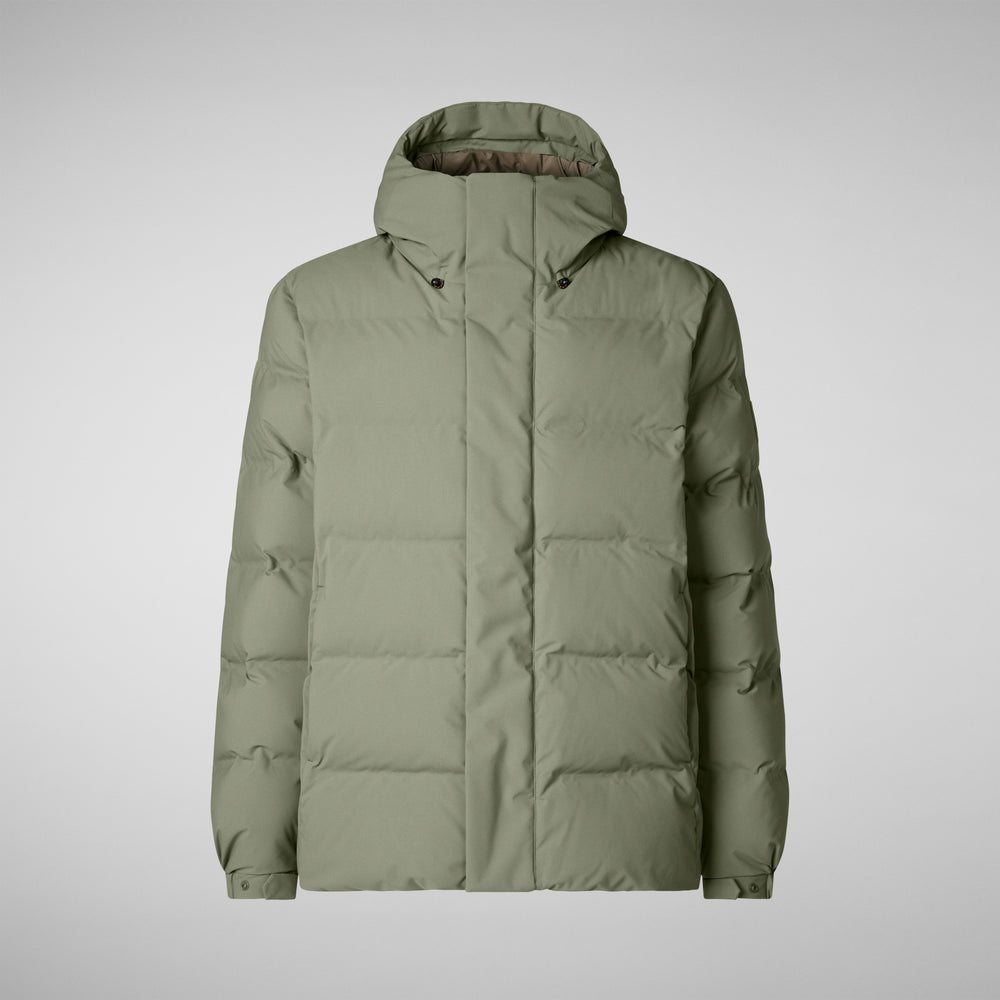 Save the duck PARKA UOMO LELAND IN SWAMP GREEN Promozione