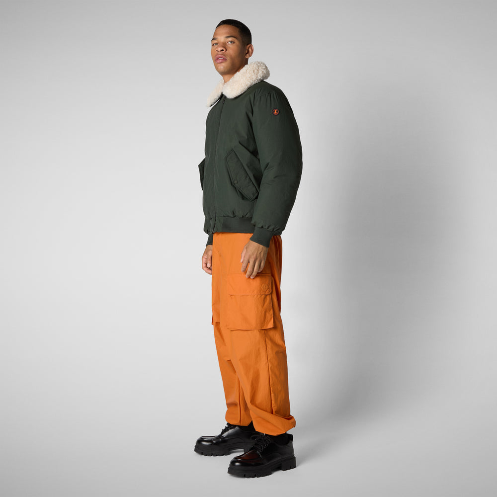 Save the duck GIACCA UOMO RIKER IN LAND GREEN Pezzi Unici