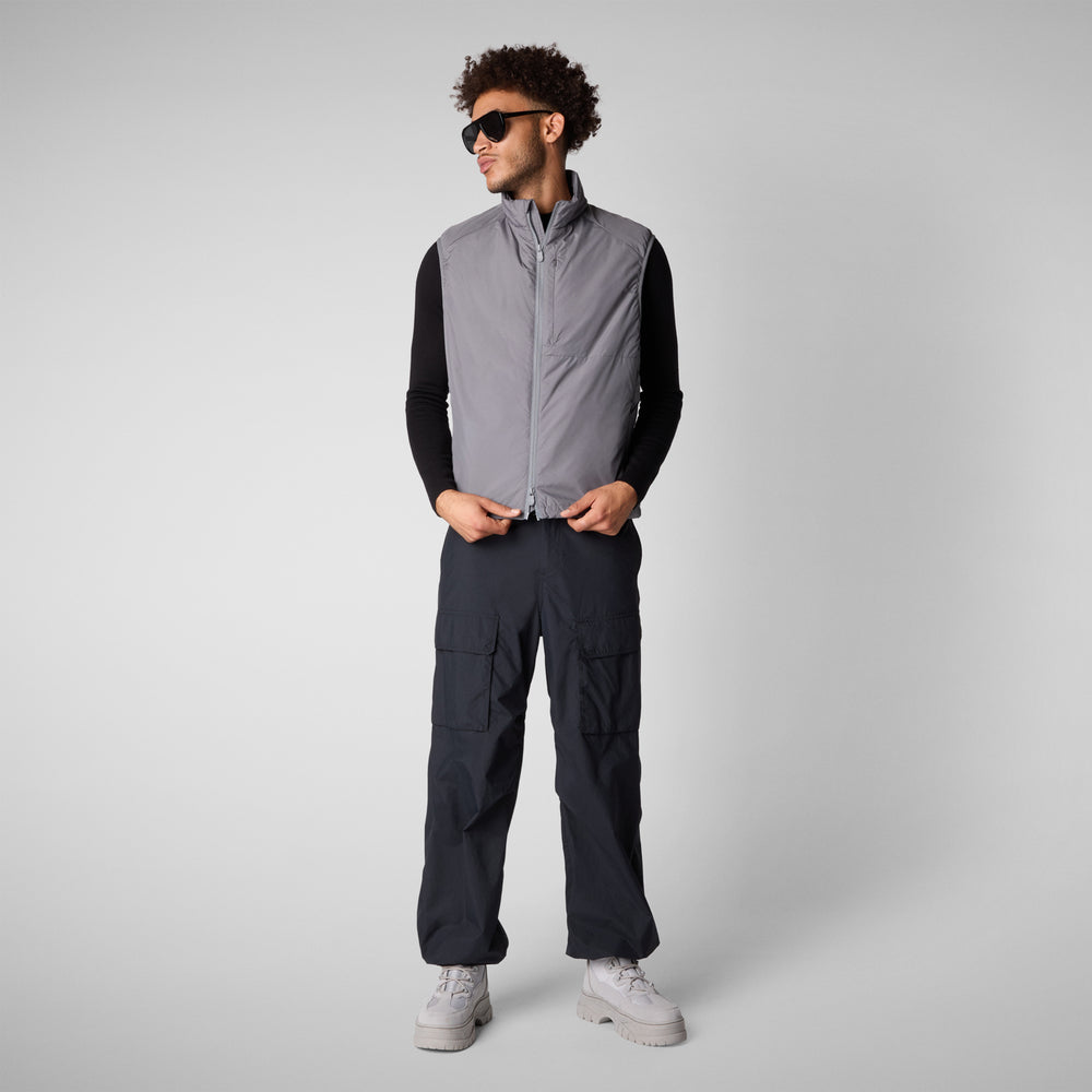Save the duck GILET UOMO TURNER IN MID GREY Soddisfazione Garantita