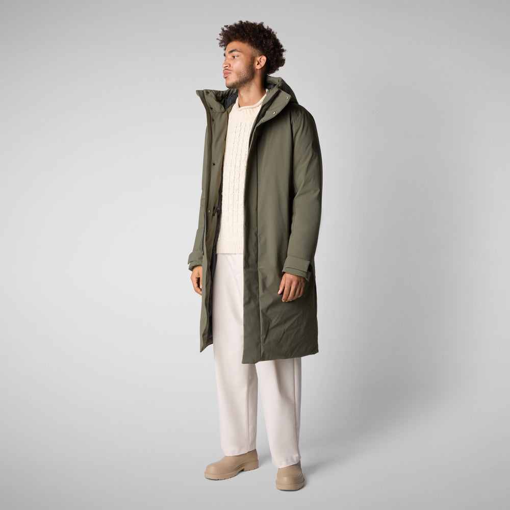 Save the duck PARKA UOMO RODERICK IN LAUREL GREEN Negozi Online