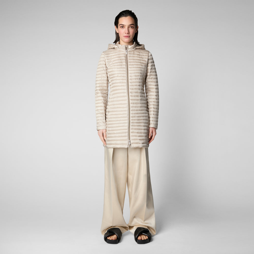 Save the duck Piumino animal free donna Megs beige sabbia