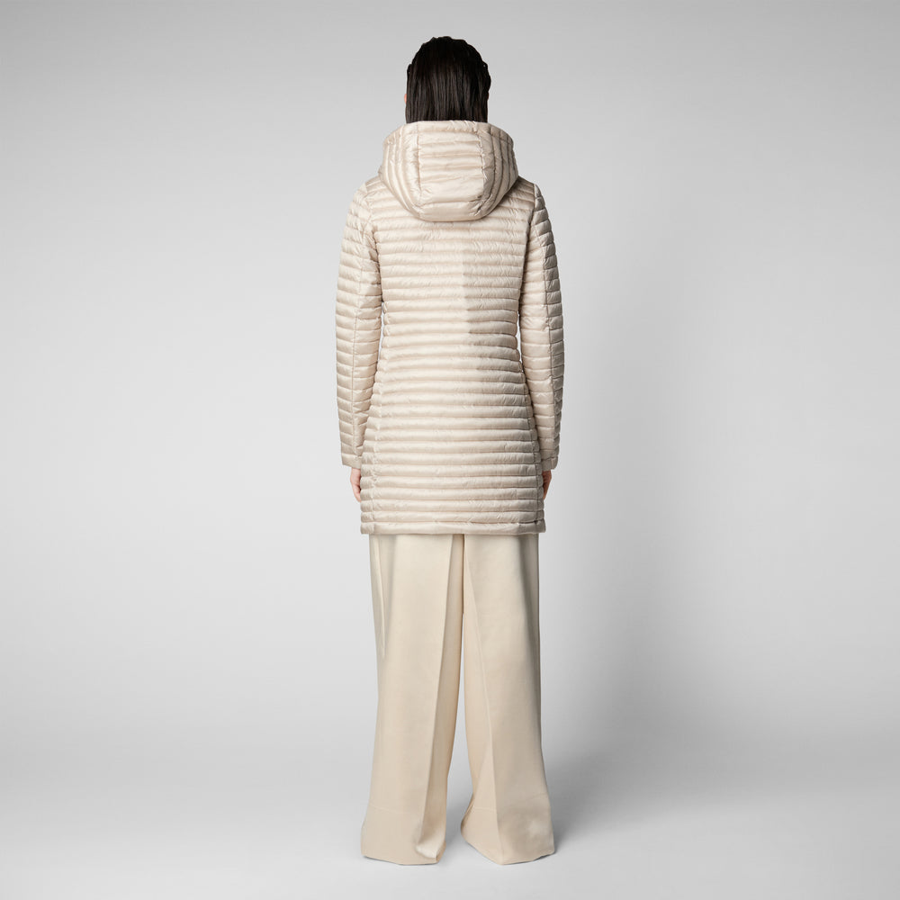Save the duck Piumino animal free donna Megs beige sabbia Ultimi tre giorni