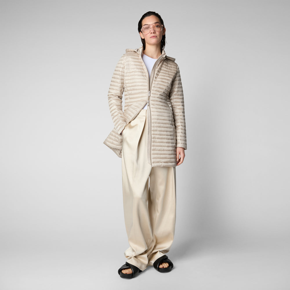 Save the duck Piumino animal free donna Megs beige sabbia Ultimi tre giorni