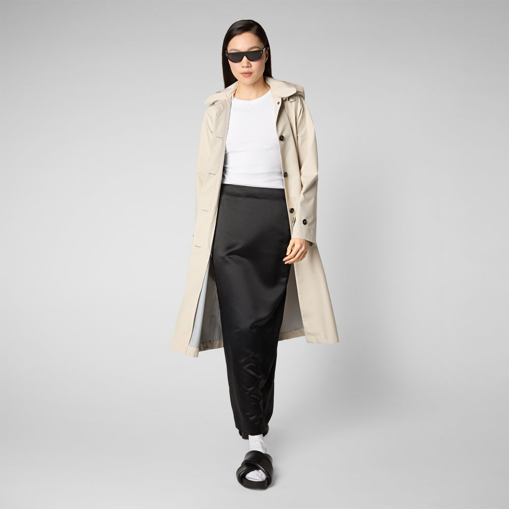 Save the duck Impermeabile donna Asia beige crema Convenienza