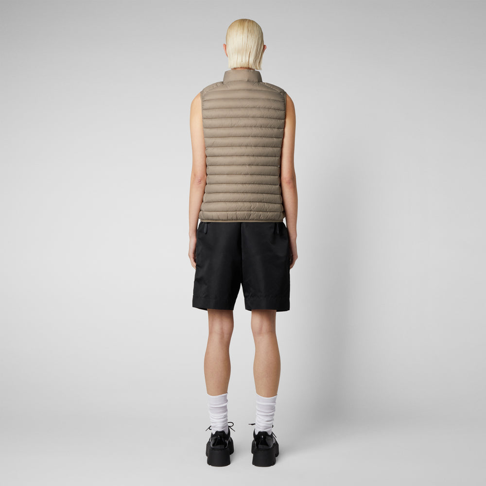 Save the duck Gilet imbottito donna Charlotte Grigio elefante Offerta