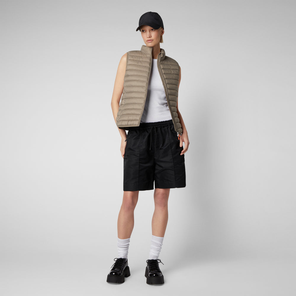 Save the duck Gilet imbottito donna Charlotte Grigio elefante Offerta