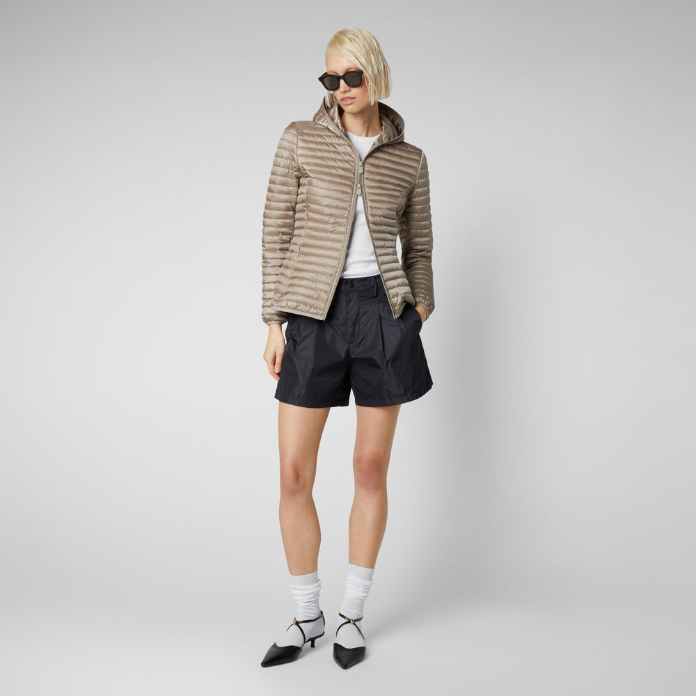 Save the duck Piumino animal free donna Alexa grigio perla Outlet