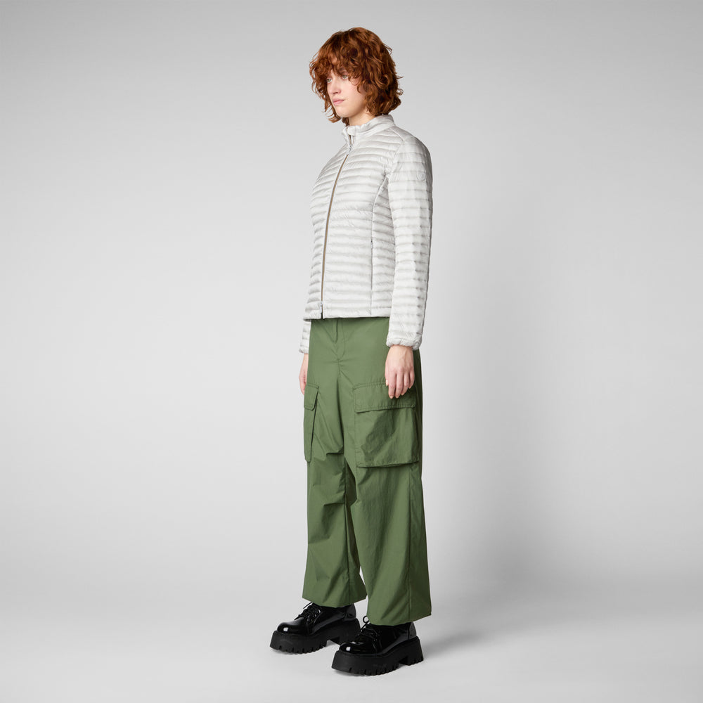 Save the duck Woman's animal puffer Andreina Grigio nebbia Saldi