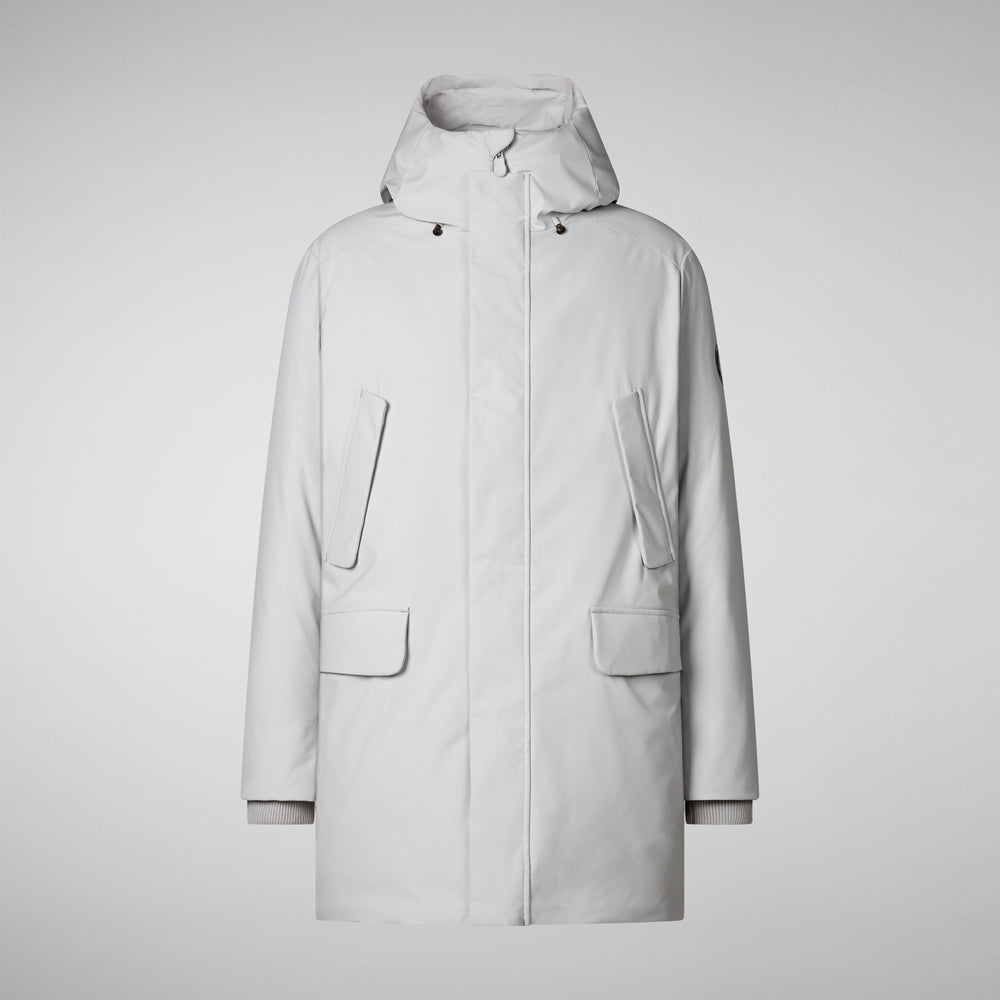 Save the duck PARKA UOMO WILSON IN FOG GREY Vendita Calda