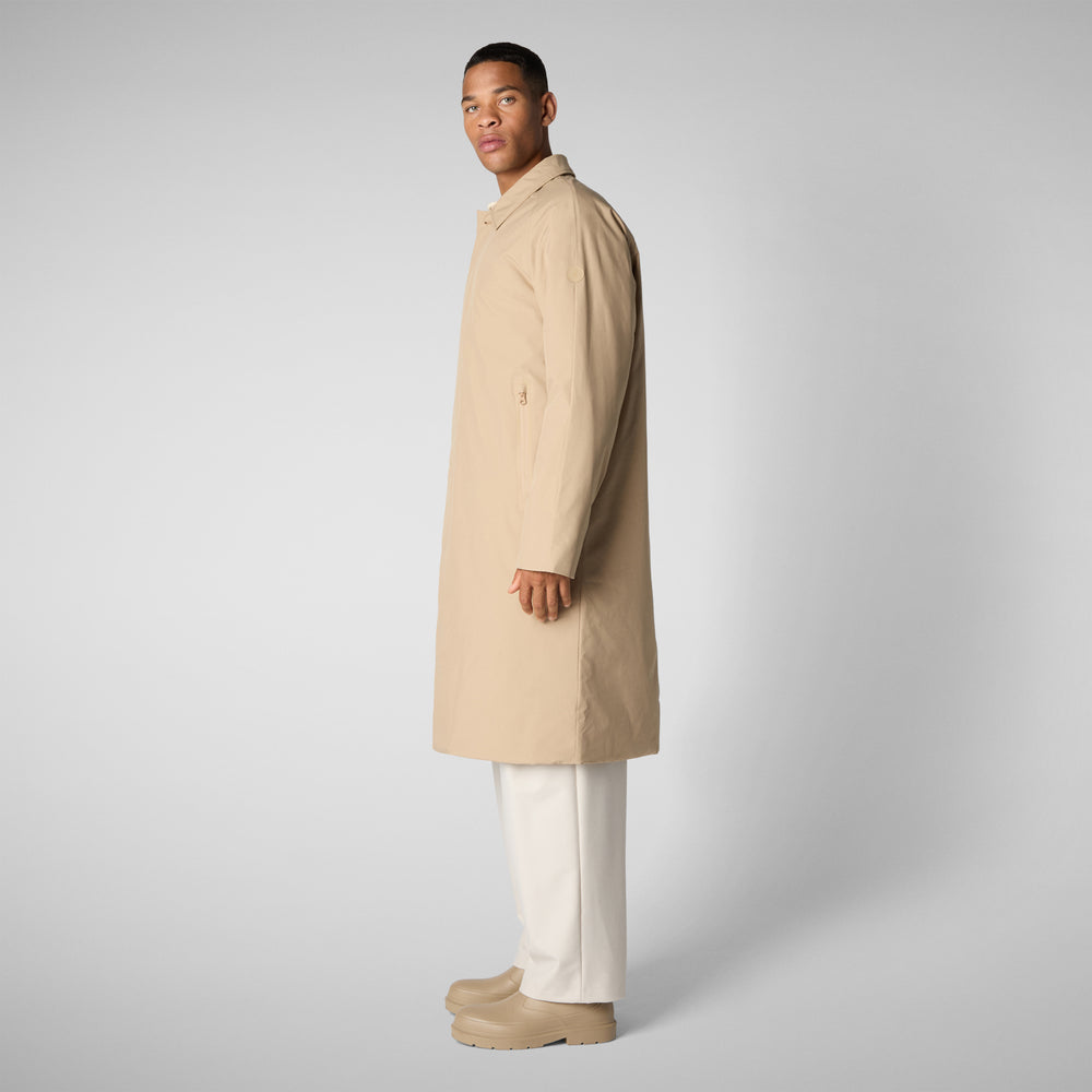 Save the duck CAPPOTTO UOMO PRESTON STARDUST BEIGE Vendite Flash
