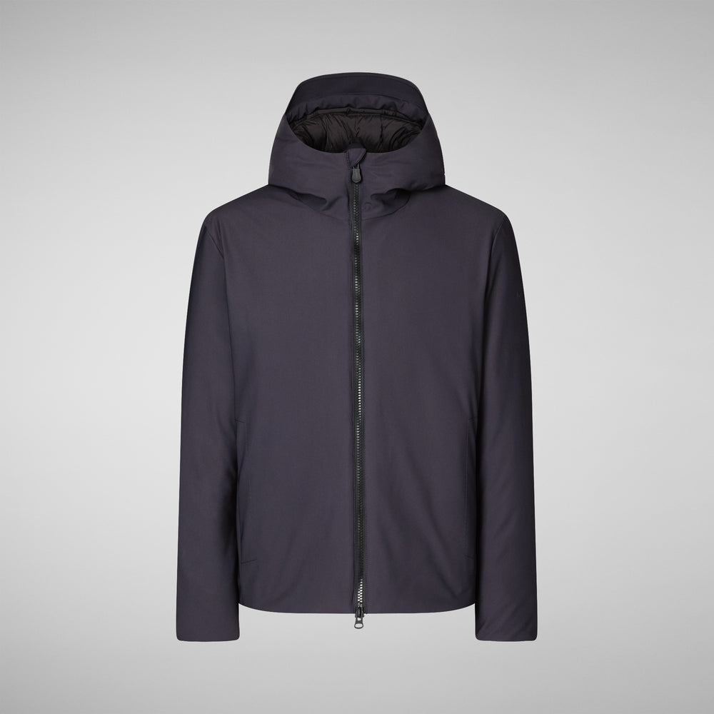 Save the duck PARKA UOMO SABAL IN BLU NERO 2025