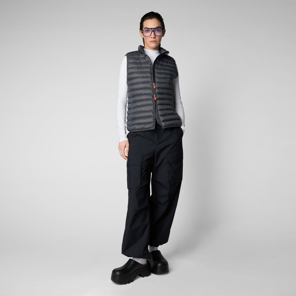 Save the duck Gilet imbottito donna Charlotte grigio tempesta 2025