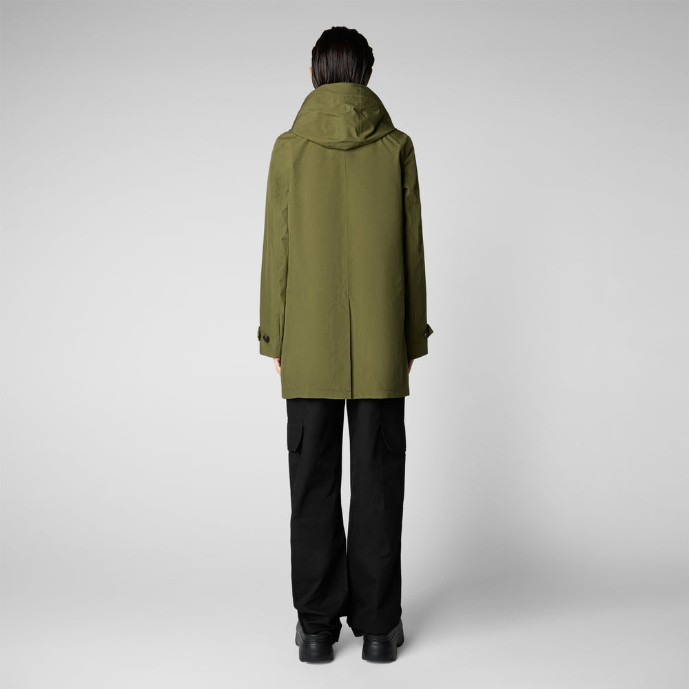 Save the duck Impermeabile donna April Verde oliva Vendita