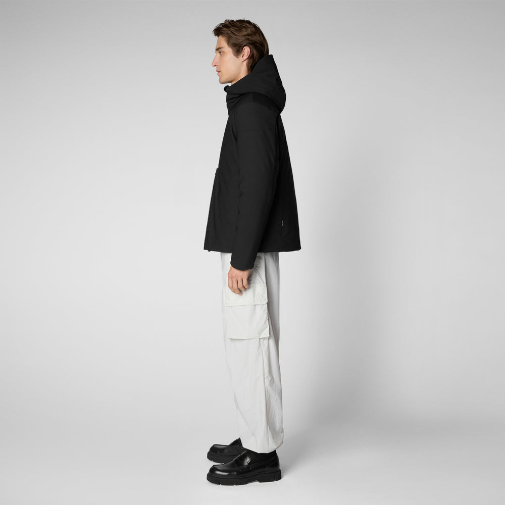 Save the duck PARKA UOMO SABAL IN NERO Spedizione Gratuita