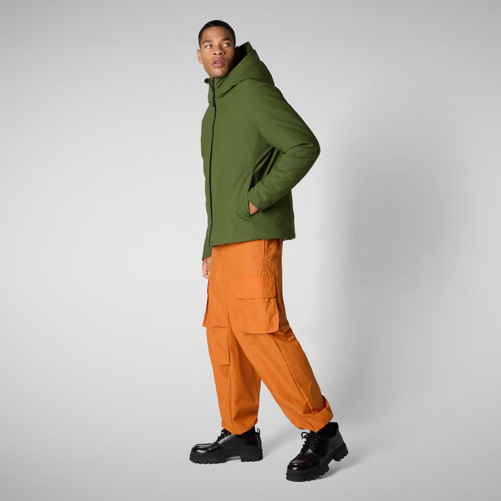Save the duck PARKA UOMO SABAL IN MOSS GREEN Pezzi Unici