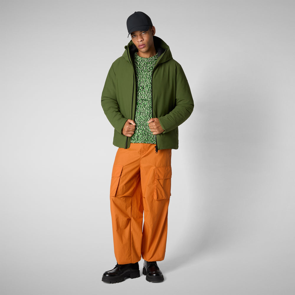 Save the duck PARKA UOMO SABAL IN MOSS GREEN Pezzi Unici