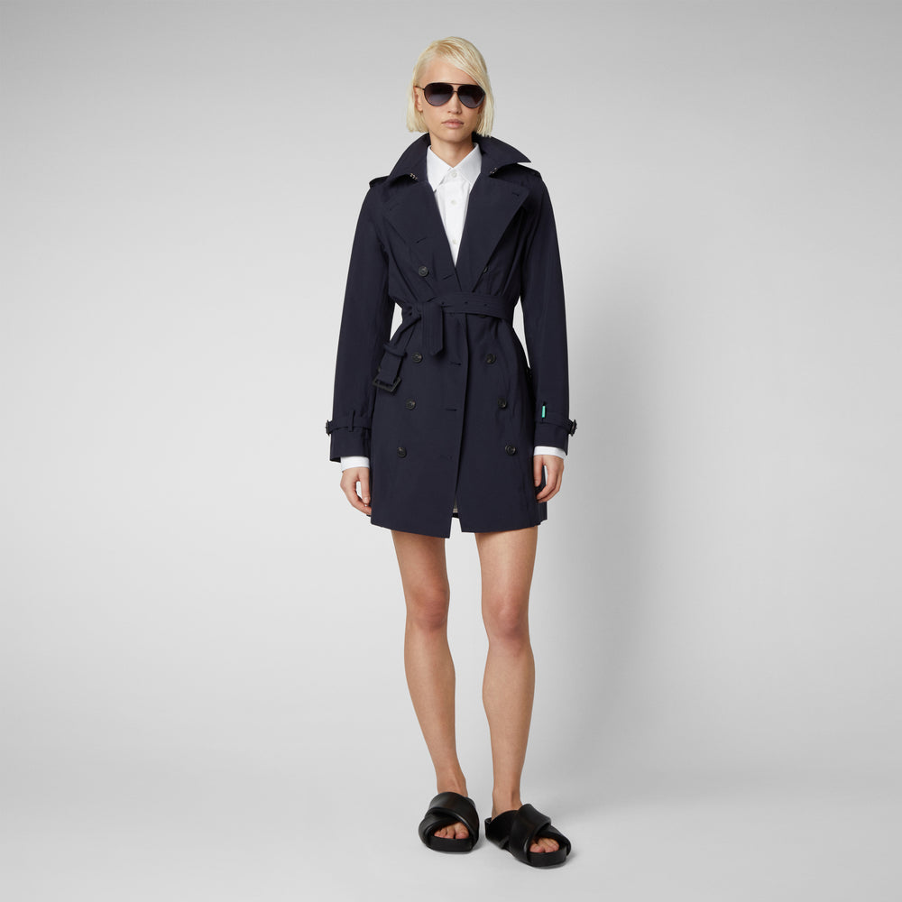 Save the duck Impermeabile donna Audrey blu Nero Consegna Veloce
